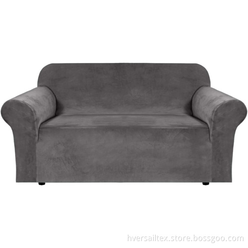 Rich Velvet Sofa Cover for 1/2/3 Cushion Couch